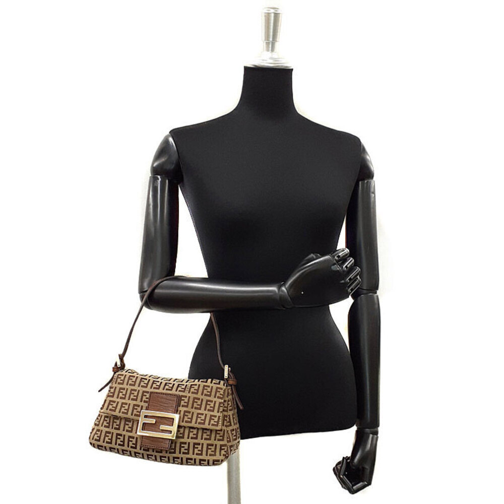 Fendi Zucchino Shoulder Mamma Bag Semi Bucket - Picture 9 of 9